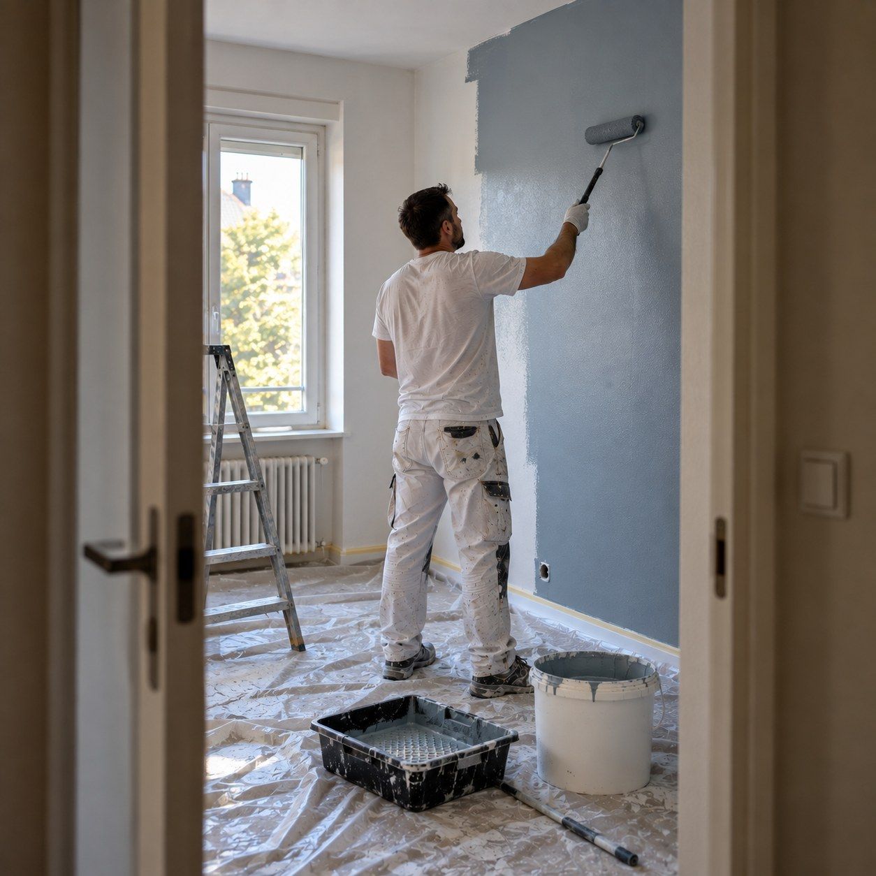 Travaux Renovation du Batiment, peinture intérieure à Aulnay-sous-Bois